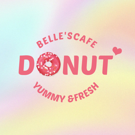 Fresh and Yummy Donuts Animated Logo Design Template