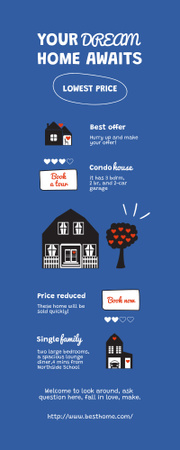 Platilla de diseño Property Sale Offer Infographic