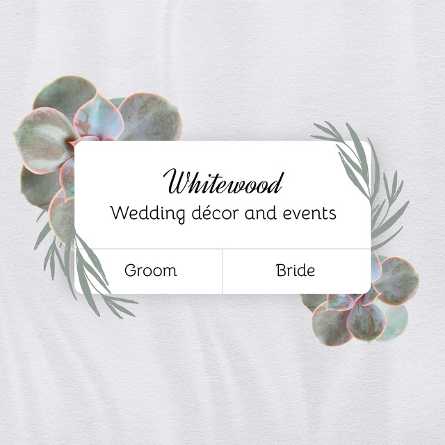 Modèle de visuel Wedding Agency Services Ad - Instagram AD