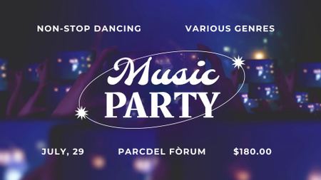 Music Party és Show Full HD video tervezősablon
