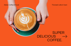Ad of Super Delicious Coffee