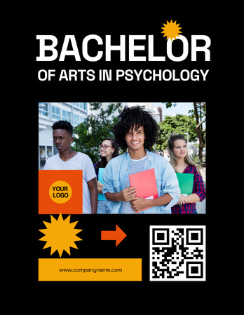College Apply Announcement Poster 8.5x11in tervezősablon
