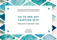 Exceptional Art Supplies Sale Offer With Watercolor Paint