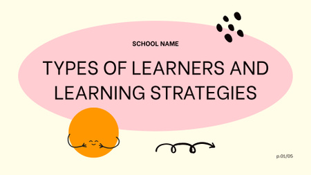 Types of Learners Presentation Wide – шаблон для дизайна