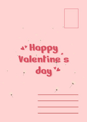 Valentine's Sale Announcement with Cute Parcel Post