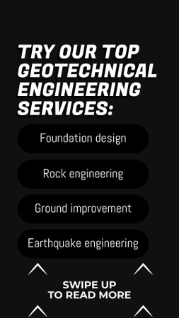 Big Range of Geotechnical Engineering Services TikTok Video Design Template