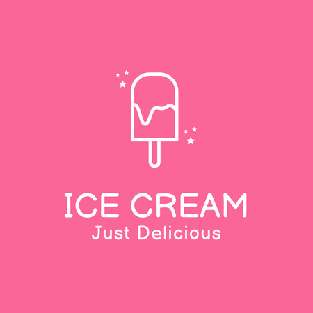 Yummy Ice Cream Offer Logo Modelo de Design