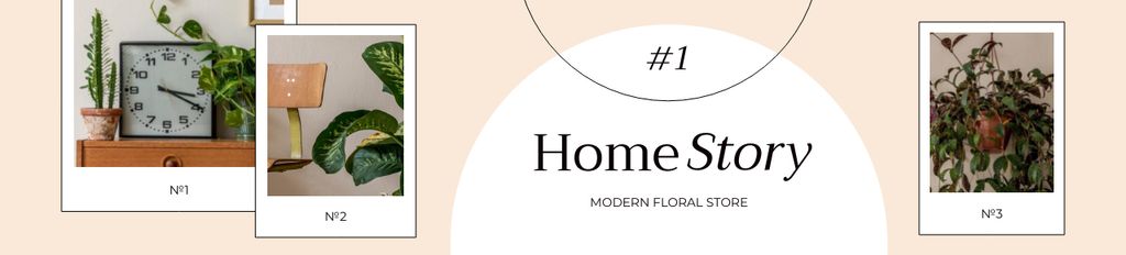 Modern Floral Store Services Offer Ebay Store Billboard Design Template
