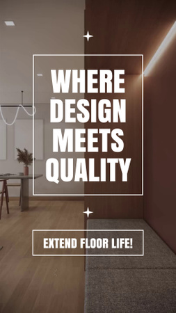 Plantilla de diseño de Servicio de pisos altamente profesional con diferentes materiales TikTok Video 
