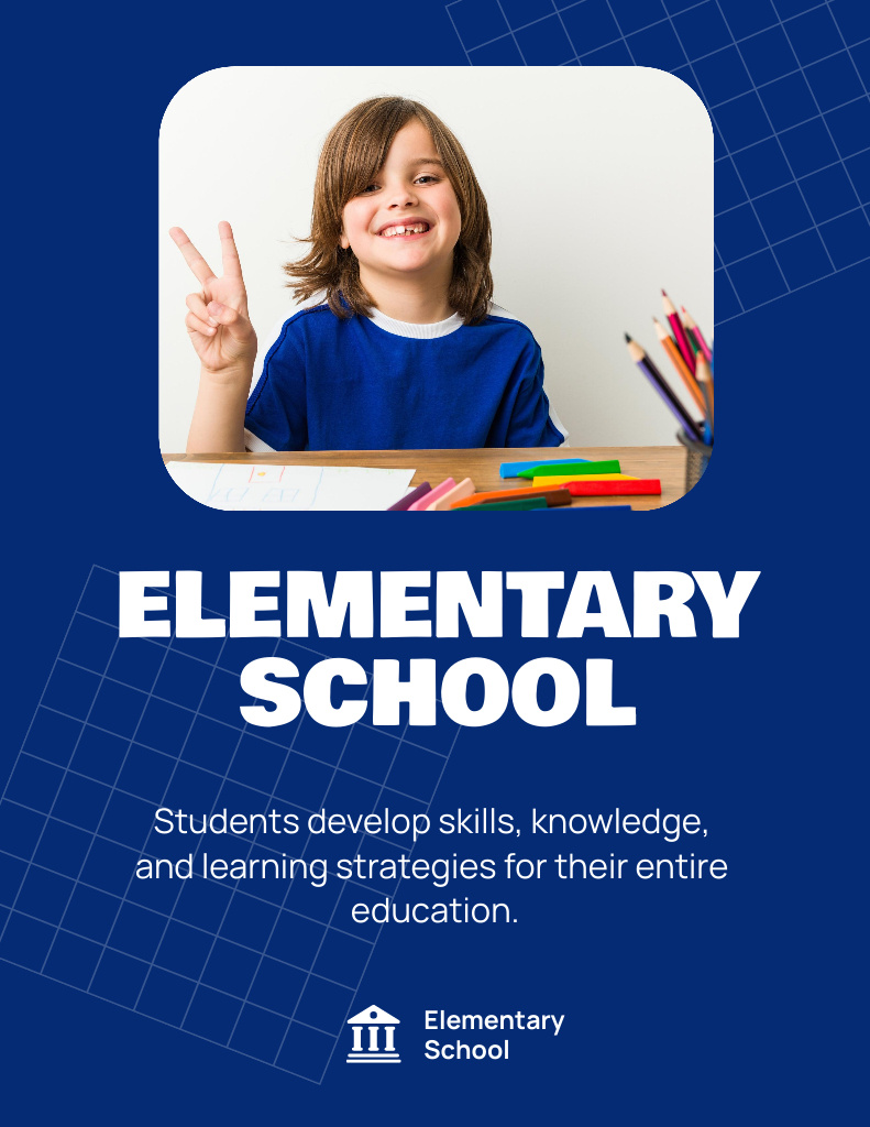 Exciting Educational Promo Flyer 8.5x11in Design Template