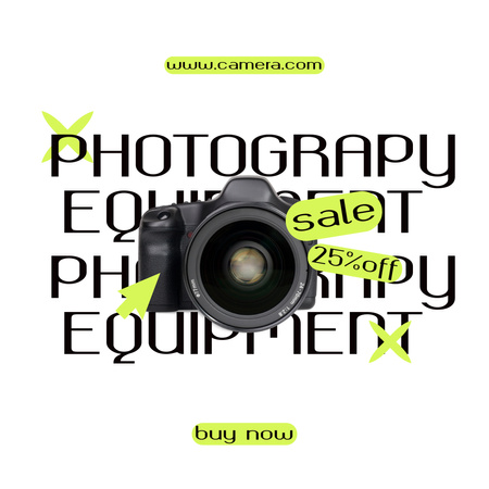 Template di design Professional Photography Camera for Sale Instagram