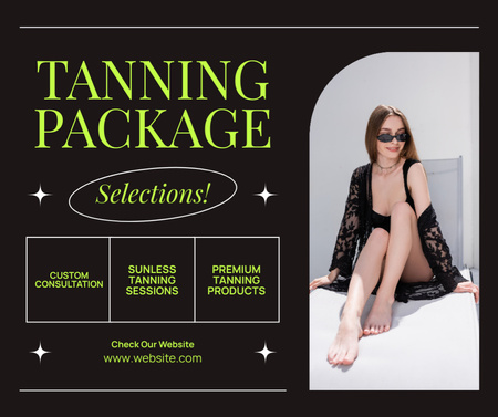 Tanning Sessions Package Facebook Design Template
