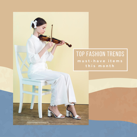 Offer of Top Fashion Trends of Season Instagram Design Template