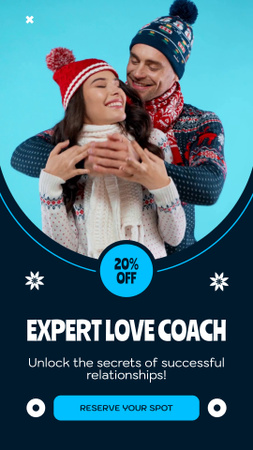 Expert Love Coach különleges ajánlata Instagram Video Story tervezősablon