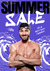 Water Sport Equipment Summer Sale Ad