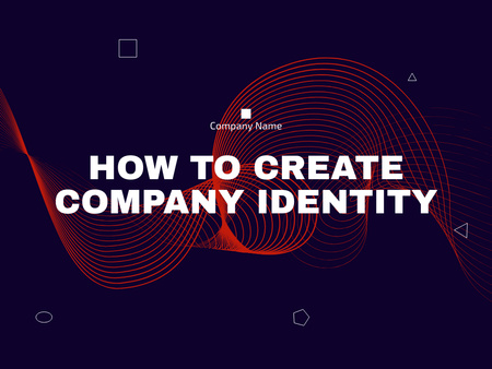 Vállalati identitás kialakítási stratégia Presentation tervezősablon