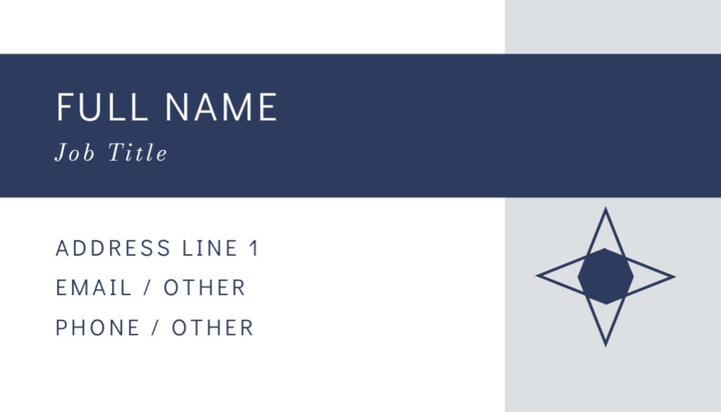 Designvorlage Specialist Data Profile With Uncomplicated Branding für Business Card US