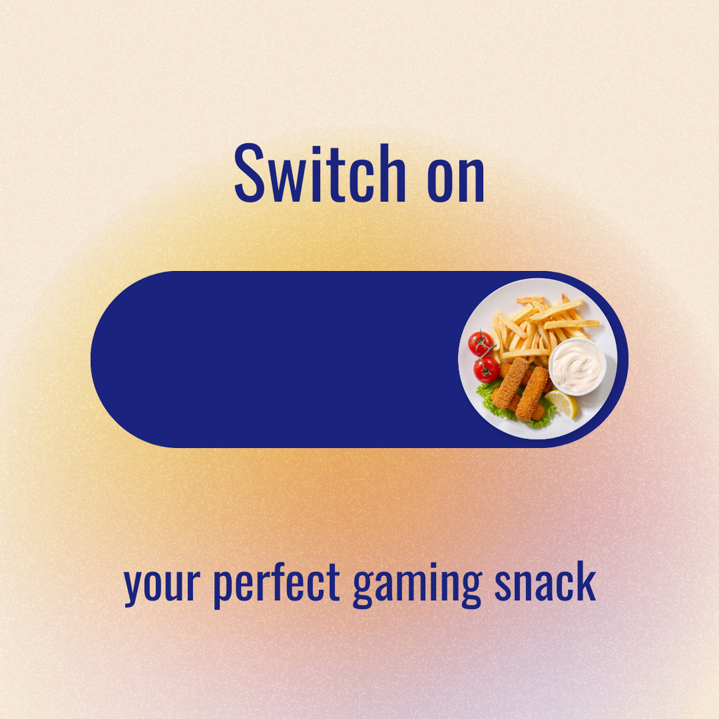 Perfect Gaming Snacks Offer Instagram Design Template