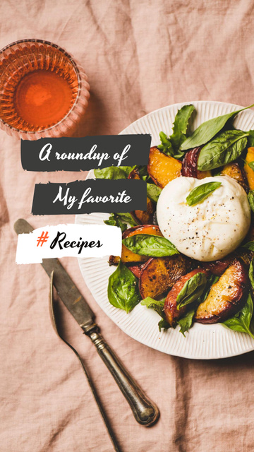 Plantilla de diseño de Delicious fresh Salad Instagram Story 