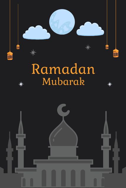 Beautiful Ramadan Greeting  Tumblr – шаблон для дизайна