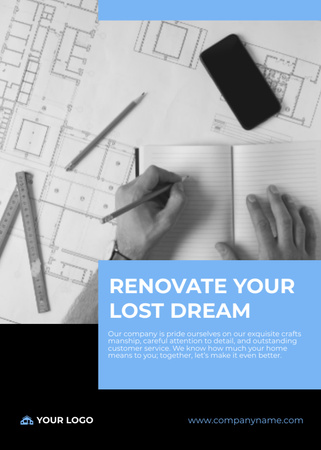 Home Remodeling Services Flayer Design Template