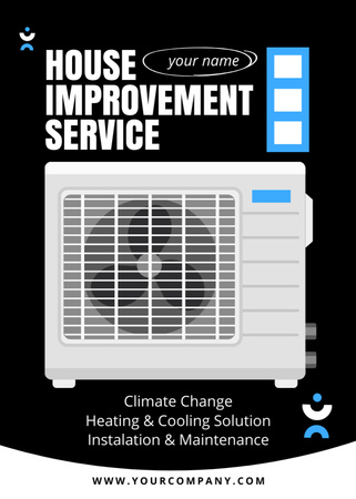Climate Control Systems Improvement Black Flayer Design Template