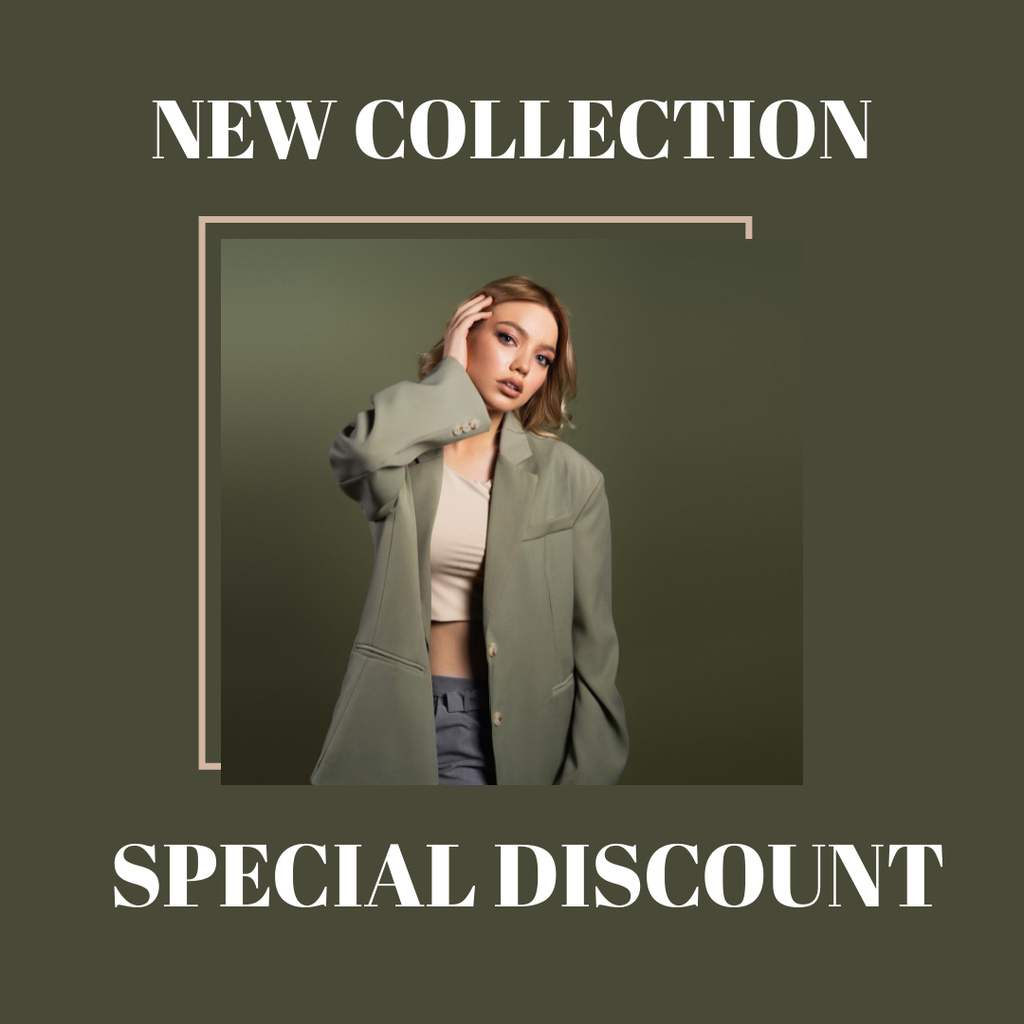 Designvorlage Special Discount for New Collection für Instagram