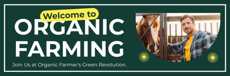 Welcome to Organic Farming Email header Design Template