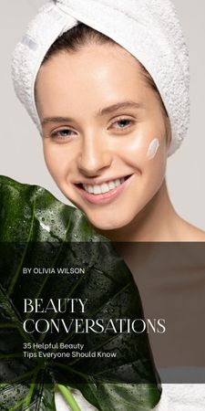 Modèle de visuel Beauty Tips for Face - Graphic