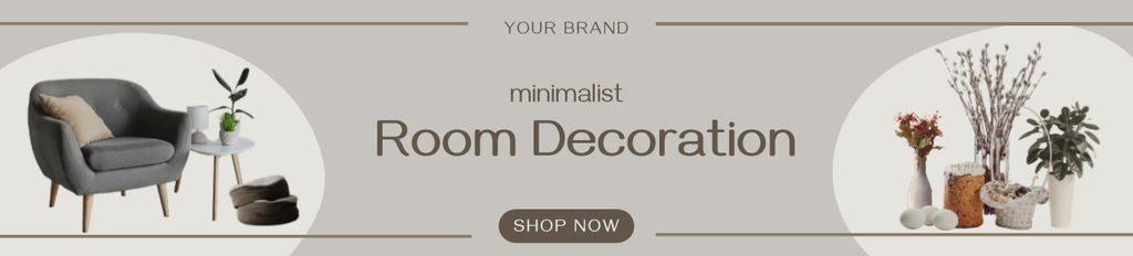 Modèle de visuel Accessories for Minimalist Room Decoration - Ebay Store Billboard