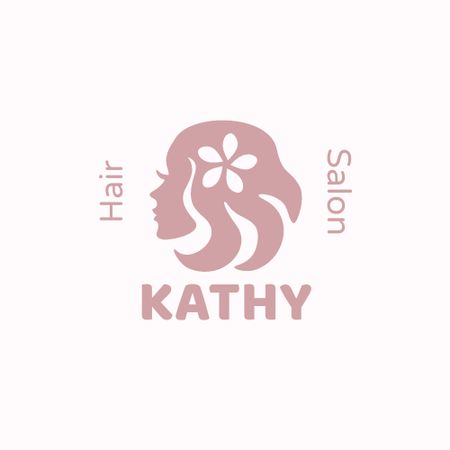 Designvorlage Hair Salon Services Offer für Logo