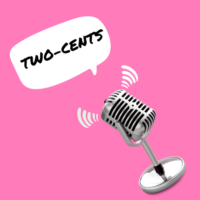 Szablon projektu Podcast Announcement with Microphone Podcast Cover