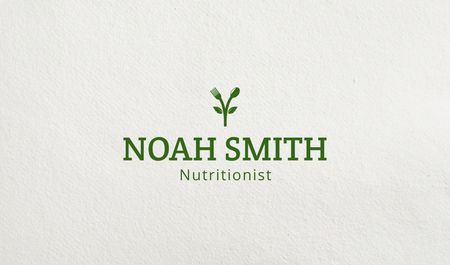 Plantilla de diseño de Awesome Nutrition Counseling Services Offer Business card 