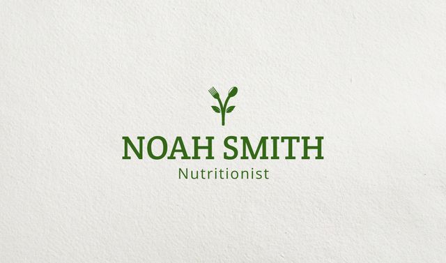Awesome Nutrition Counseling Services Offer Business card – шаблон для дизайна