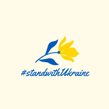 Appeal to Stand with Ukraine Instagram Design Template