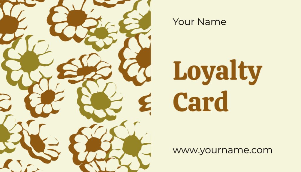 Simple Layout of Discount Program Ad Business Card US tervezősablon