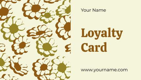Simple Layout of Discount Program Ad Business Card US – шаблон для дизайна