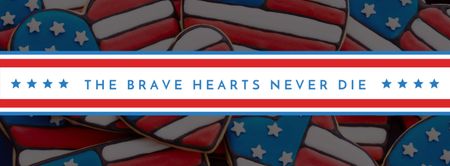USA Memorial Day Facebook cover Design Template