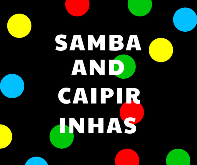 Ontwerpsjabloon van Facebook van Brazilian Carnival Celebration with Samba