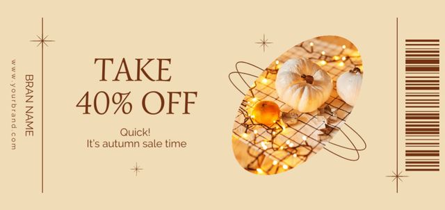 Autumn Decor Items Offer Coupon Din Largeデザインテンプレート