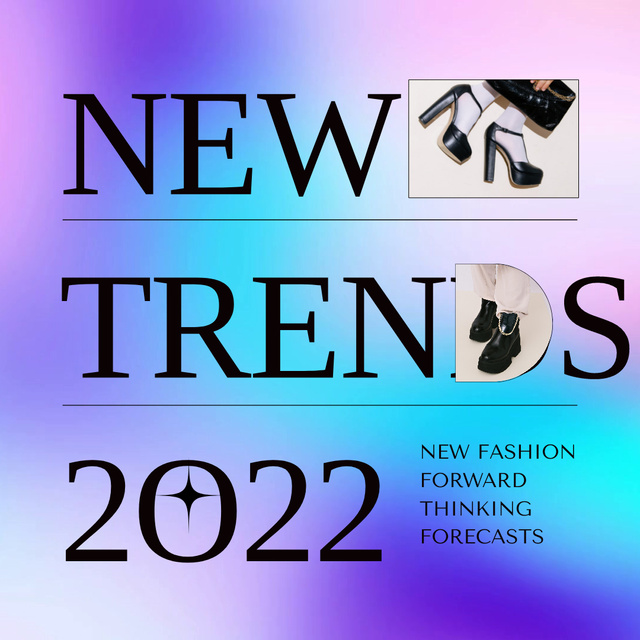 New Fashion Trends Announcement Animated Post Design Template