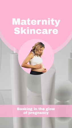 Plantilla de diseño de Especial de cuidado de la piel de maternidad ya disponible Instagram Video Story 