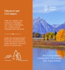 Travel Tour to USA with Autumn Forest