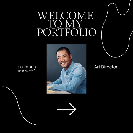 Art Director's Portfolio Photo Book – шаблон для дизайна