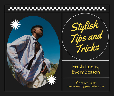 Platilla de diseño Stylish Tips and Tricks for Fresh Looks Facebook