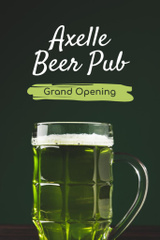 Pub's Grand Opening Ad on Green