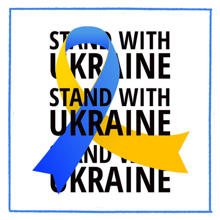 Seiso Ukrainan kanssa Lause nauhalla Instagram Design Template