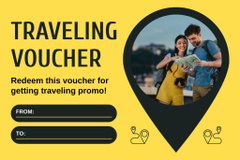 Yellow Travel Promo Voucher