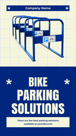 Etkinlik Sırasında Bisiklet Park Hizmeti Sunulması Instagram Story Tasarım Şablonu