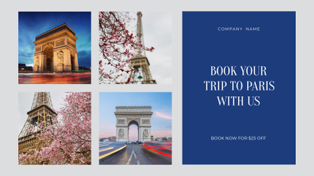 Tour to France Full HD video Design Template